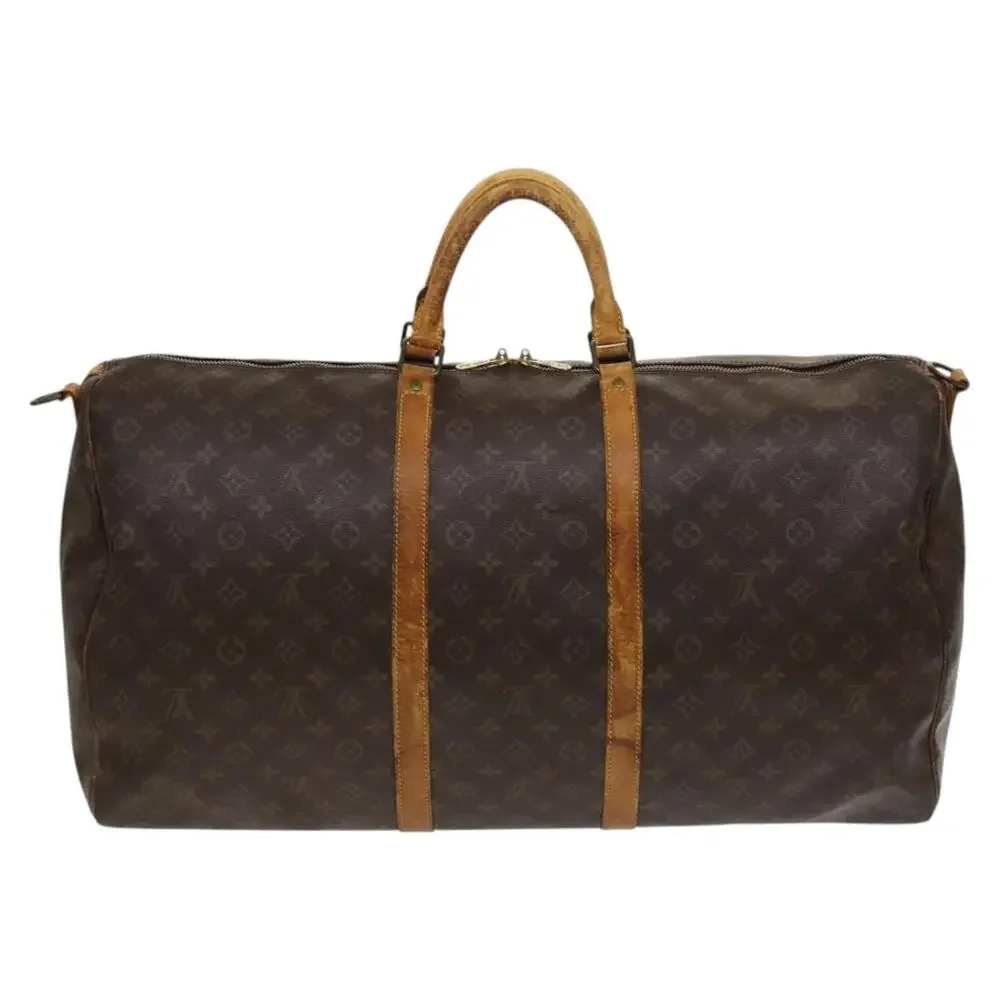 LOUIS VUITTON Monogram Keepall Bandouliere 60 Boston Bag M41412